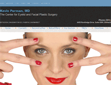 Tablet Screenshot of eyelidsandface.com